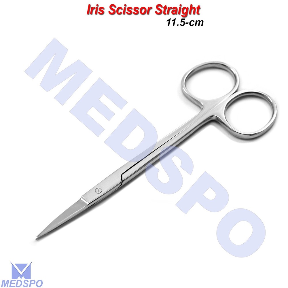Surgical Iris Scissors Dissecting Straight & Curved Tissue Suture Removal Tools