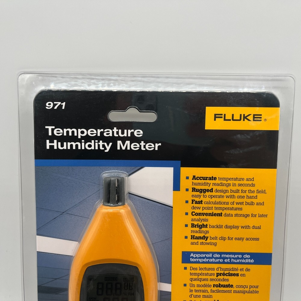 Fluke 971 Temperature Humidity Meter New