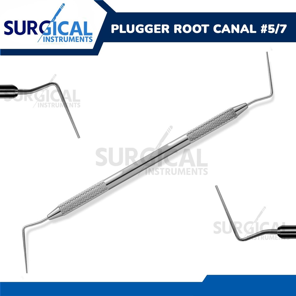 Plugger Root Canal #5/7 Double Ended Dental Instruments Stainless German Grade