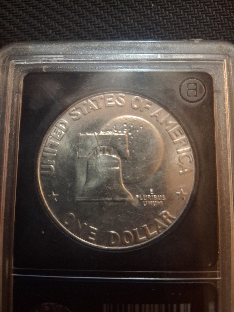 1976 Eisenhower Dollar $1 Brilliant Uncirculated Authenticated