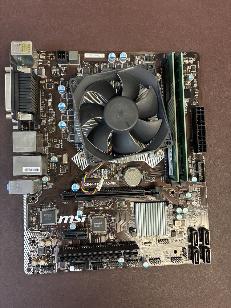 Intel Core I3 6100 CPU MB Ram Combo