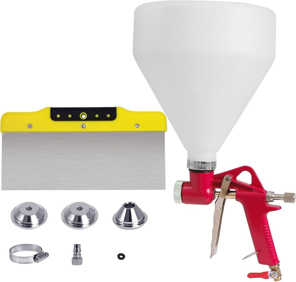 Gypsum board texture spray machine, with three nozzles