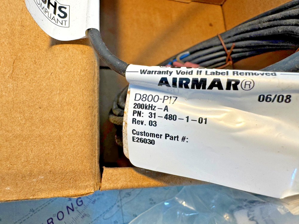 Raymarine E26030 Thru-Hull Depth Transducer - Retractable E800-P17 FAST FREIGHT!