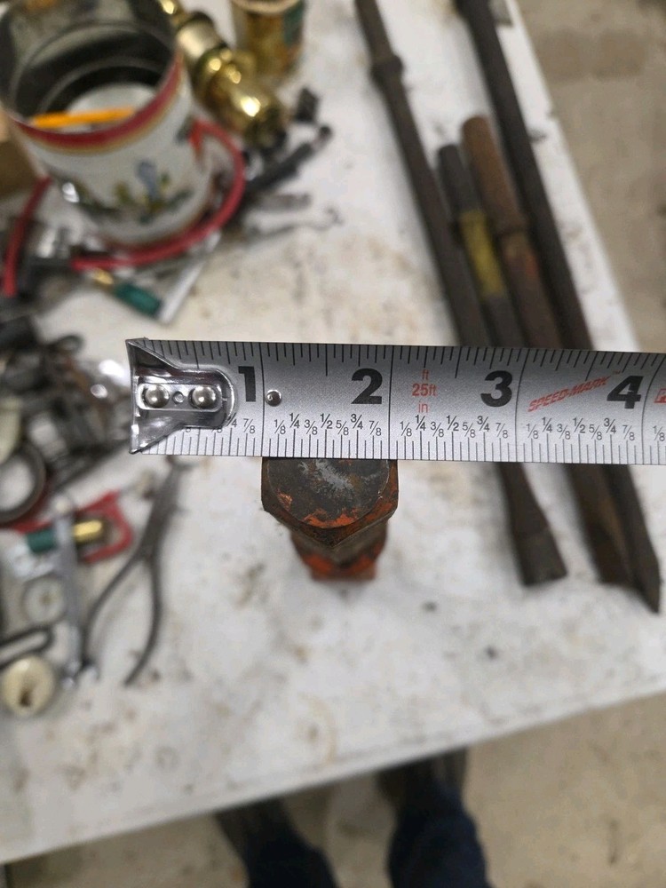 Jack Hammer Hex 1" Concrete Pavement Sqaure Bit