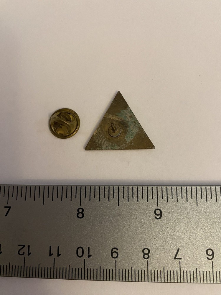3-in-1 Masonic Triangle Lapel Pin P175