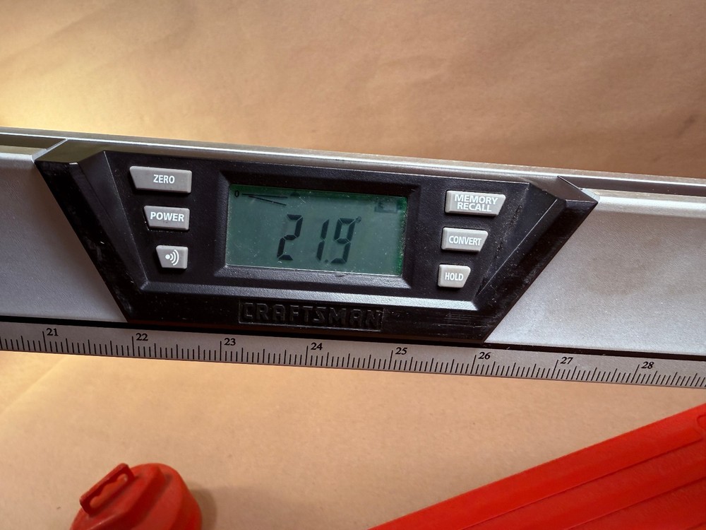 RARE Craftsman Digital Level Multi-Function w Laser Trac 48" Angle Finder 948290