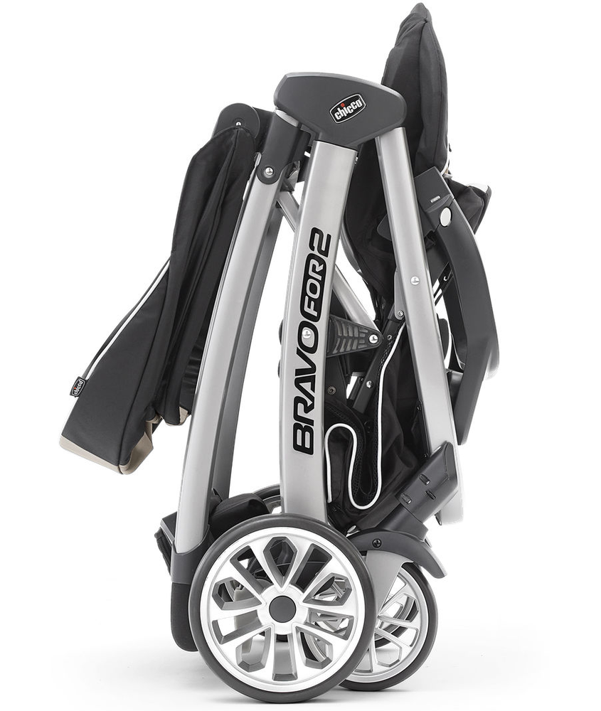 Chicco Bravo For 2 Standing/Sitting Double Stroller, Iron New