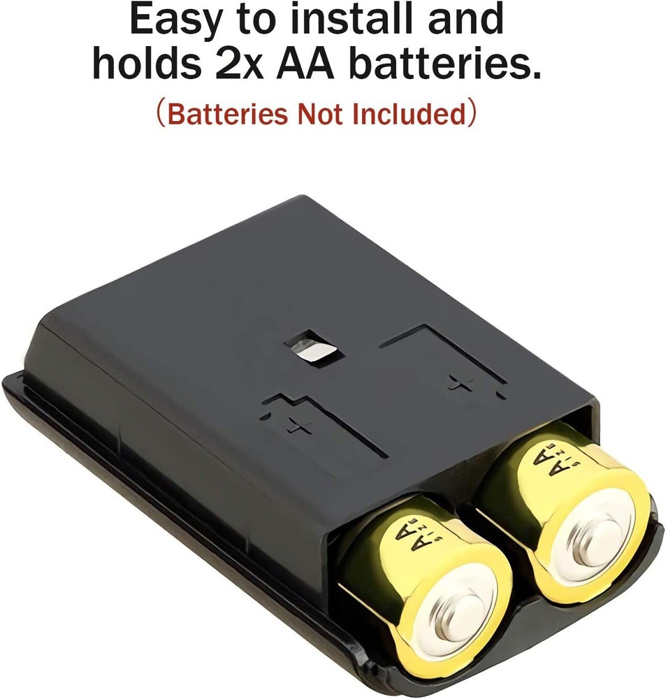 10x Black AA Battery Back Cover Case Shell Pack For Xbox 360 Wireless Controller