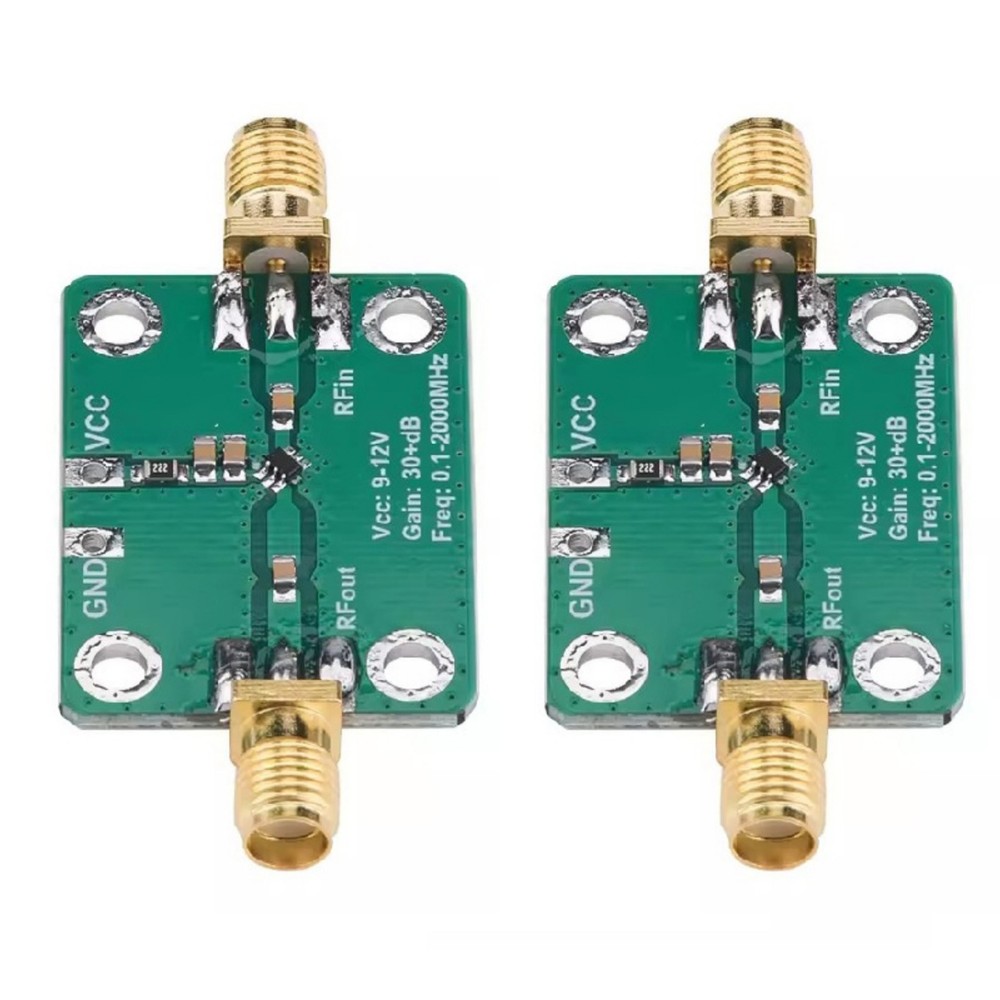 RF Broadband LNA Module 0.1-2000MHz Low Noise Amplifier 30dB Gain Circuit Module