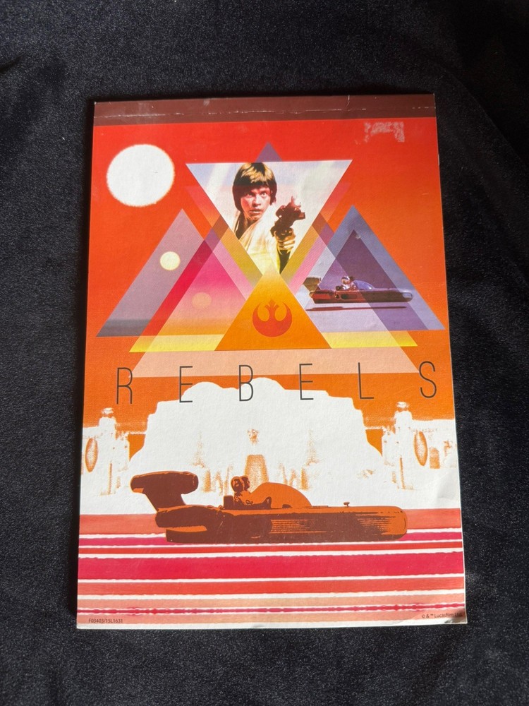 Vintage Star Wars Rebels Luke Skywalker Notepad