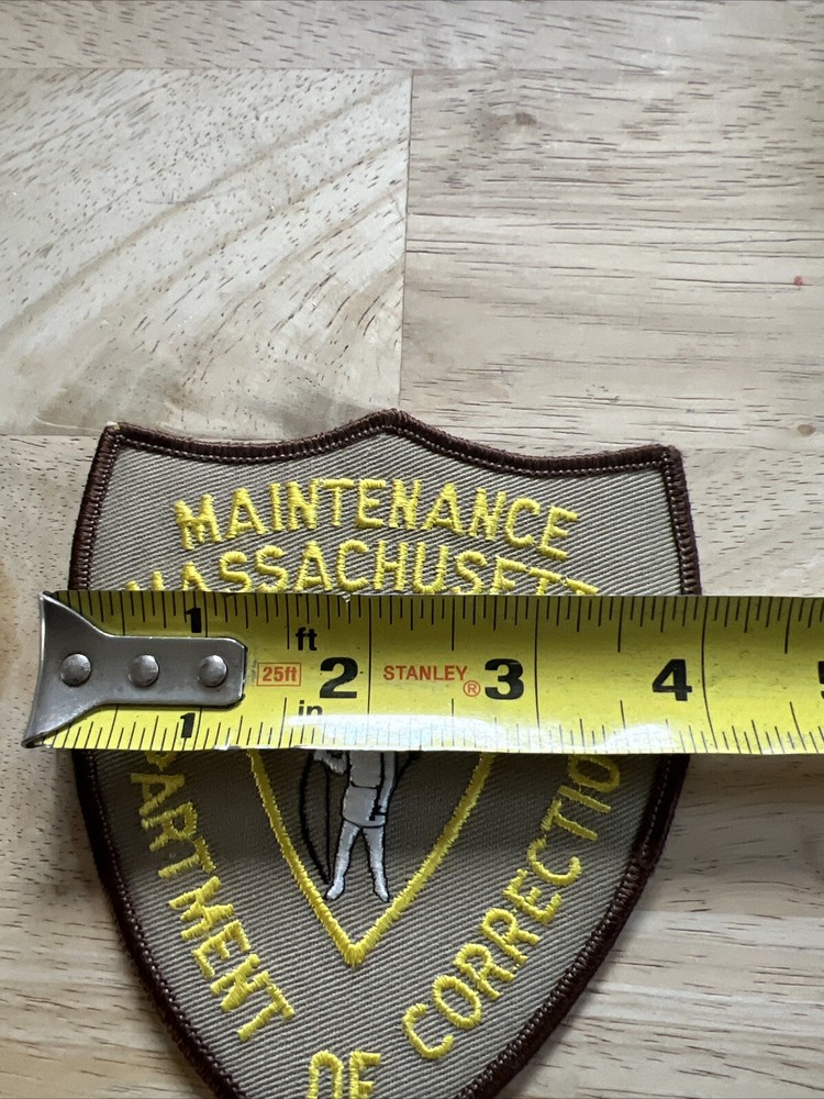 Massachusetts Corrections Maintenance DOC Patch. NEW