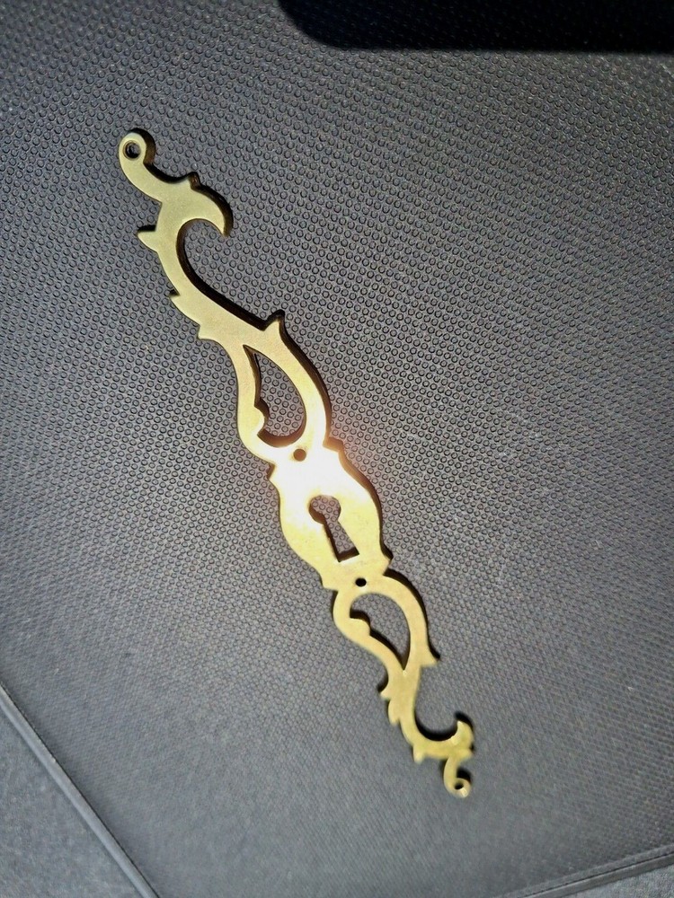 BRASS KEYHOLE ESCUTCHEONS 2 TO CHOSE FROM