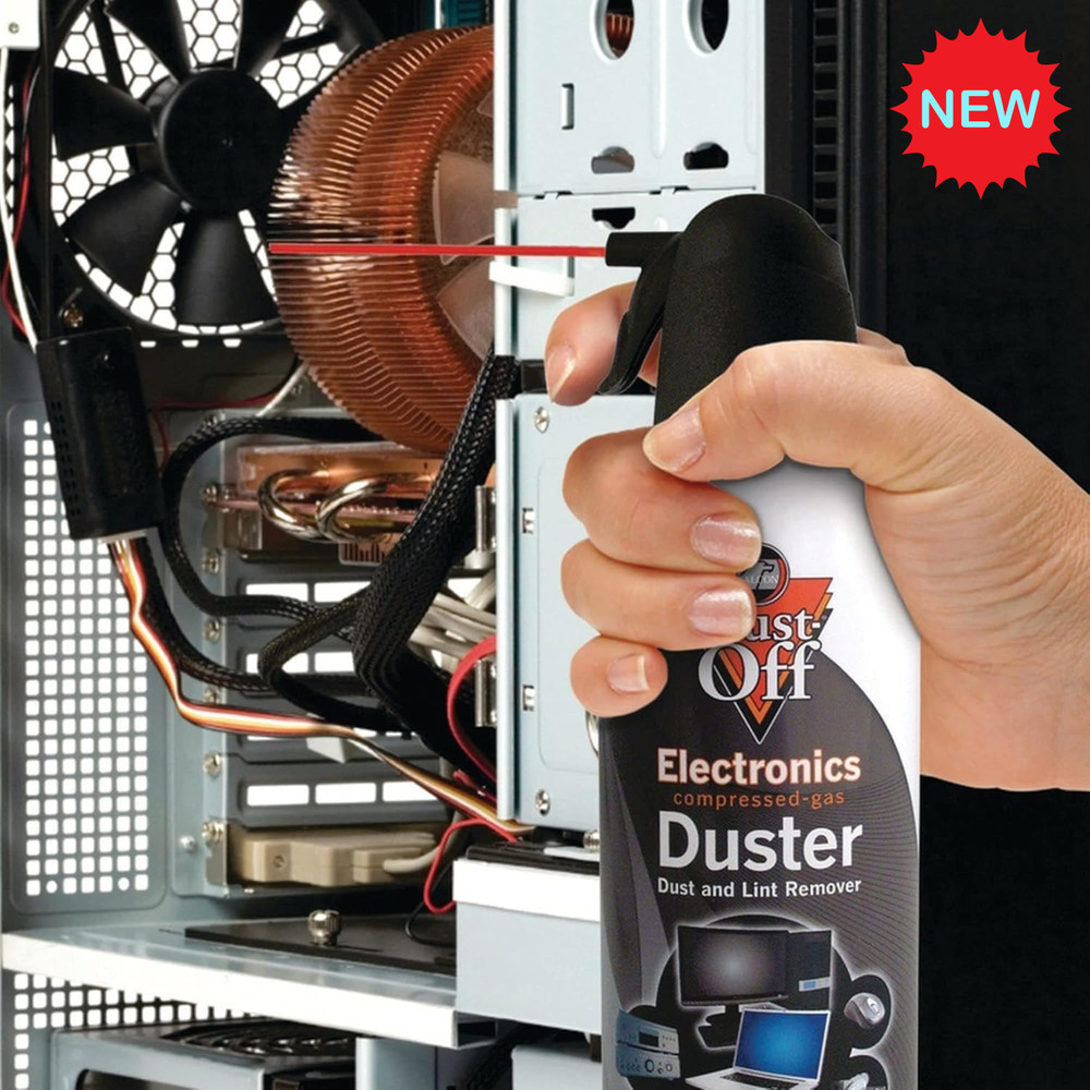 Falcon Compressed Air Gas Duster, 3-Pack 10oz – Computer, Keyboard & Electronics