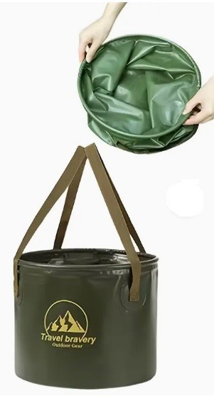 Camping Bucket Foldable 5 Liter Water Bucket Light and Portable