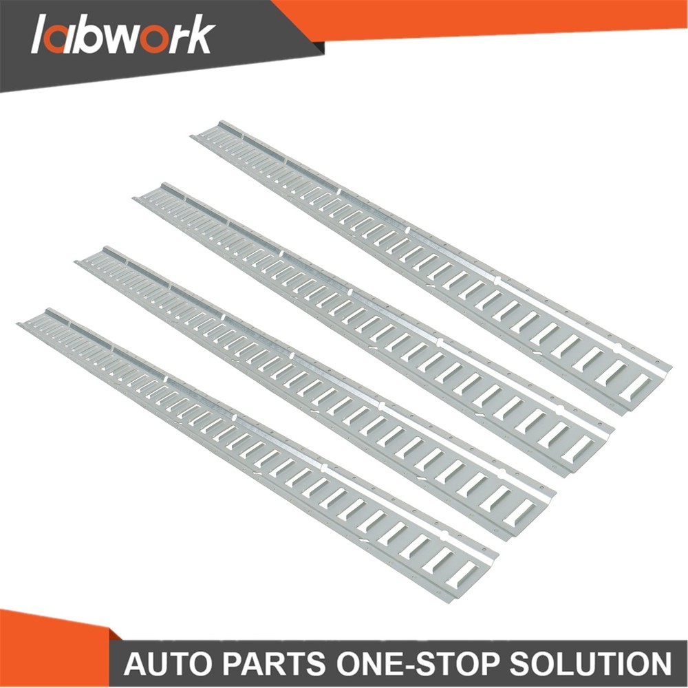 Labwork For Vans Trailers 4 Pack 6' E Track Tie Down Rail Kit Galvanized Steel