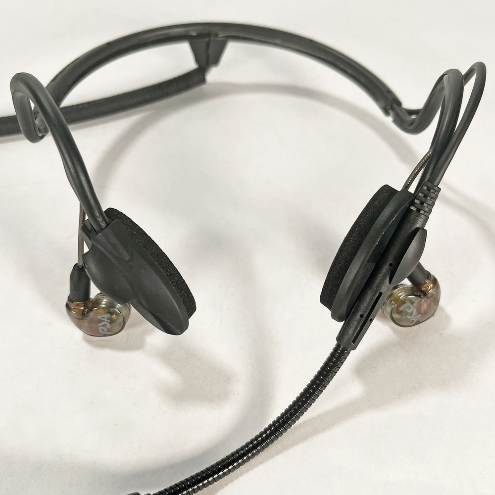 Point Source Audio CM-i3-4F Dual In-Ear Audio Headset with Dynamic Mic