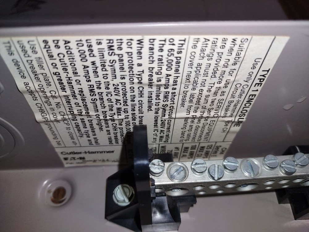 Panel With Breakers of 30 Amp