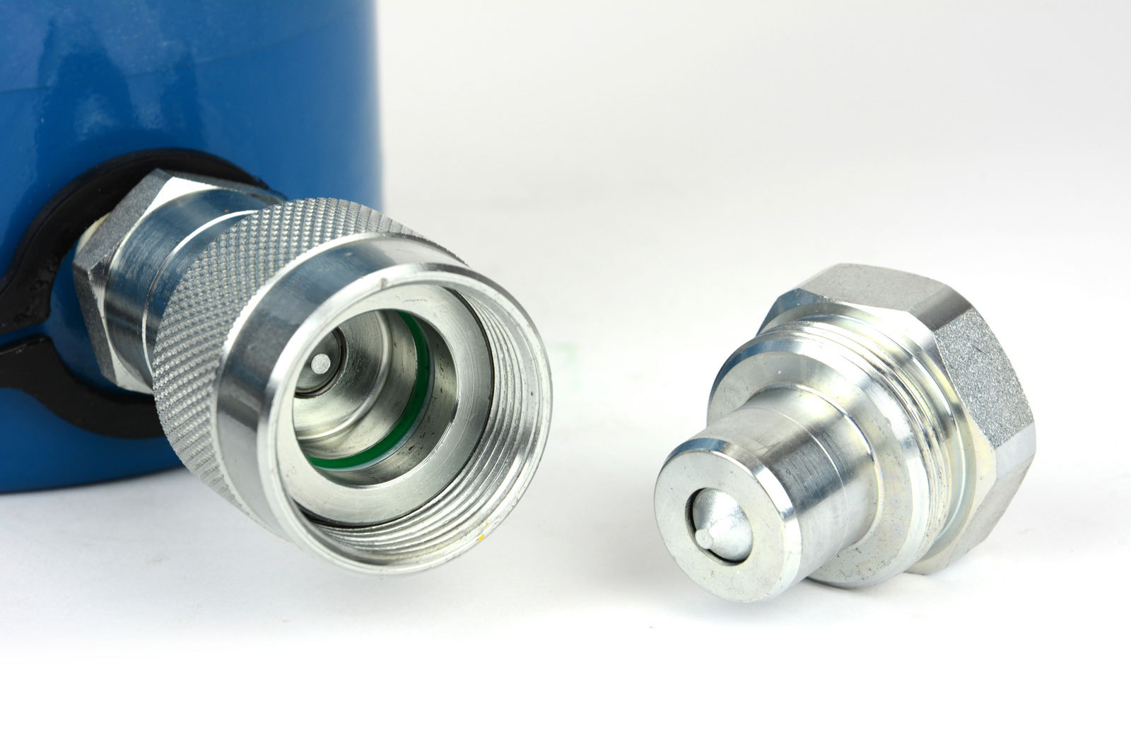 TEMCo HC0017 - Hydraulic Cylinder Ram Single Acting 50 TON 6" Inch Stroke