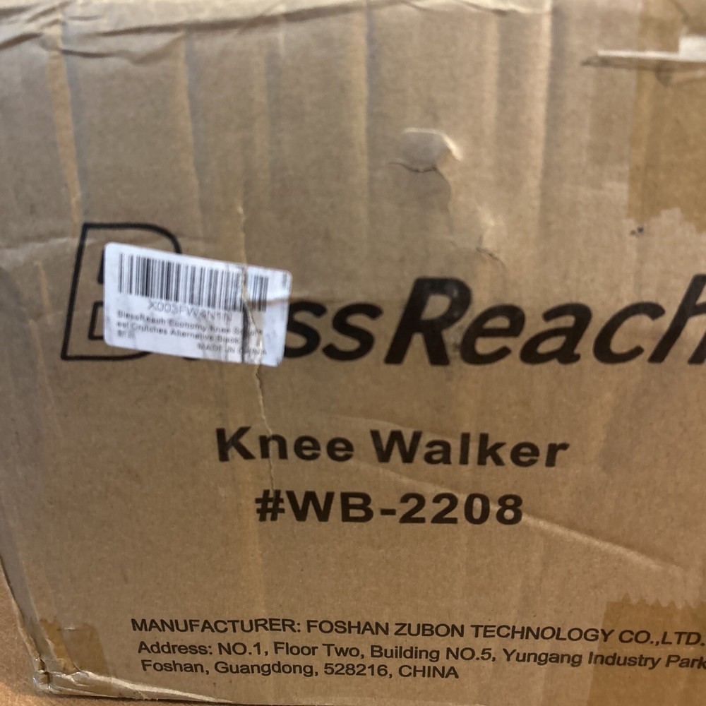 Knee Scooter, Steerable Knee Walker, Foldable Scooters BlessReach BLACK