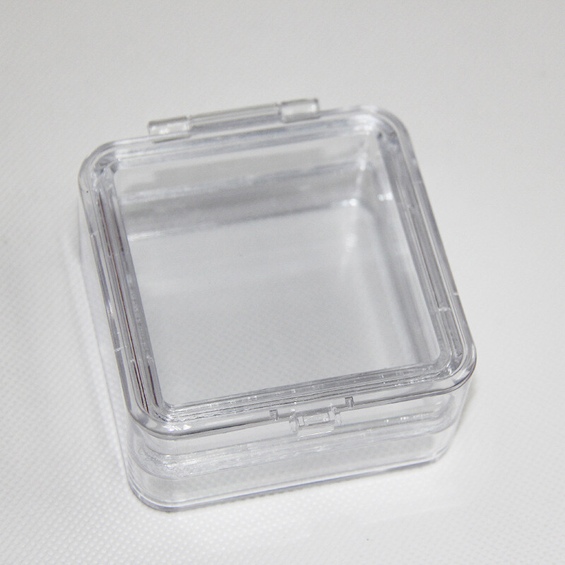 10pcs 2 Inch denture Tooth Box Membrane Plastic Transparent Tooth box to storage