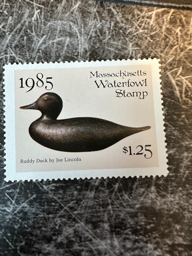1985 Massachusetts State Duck Stamp,