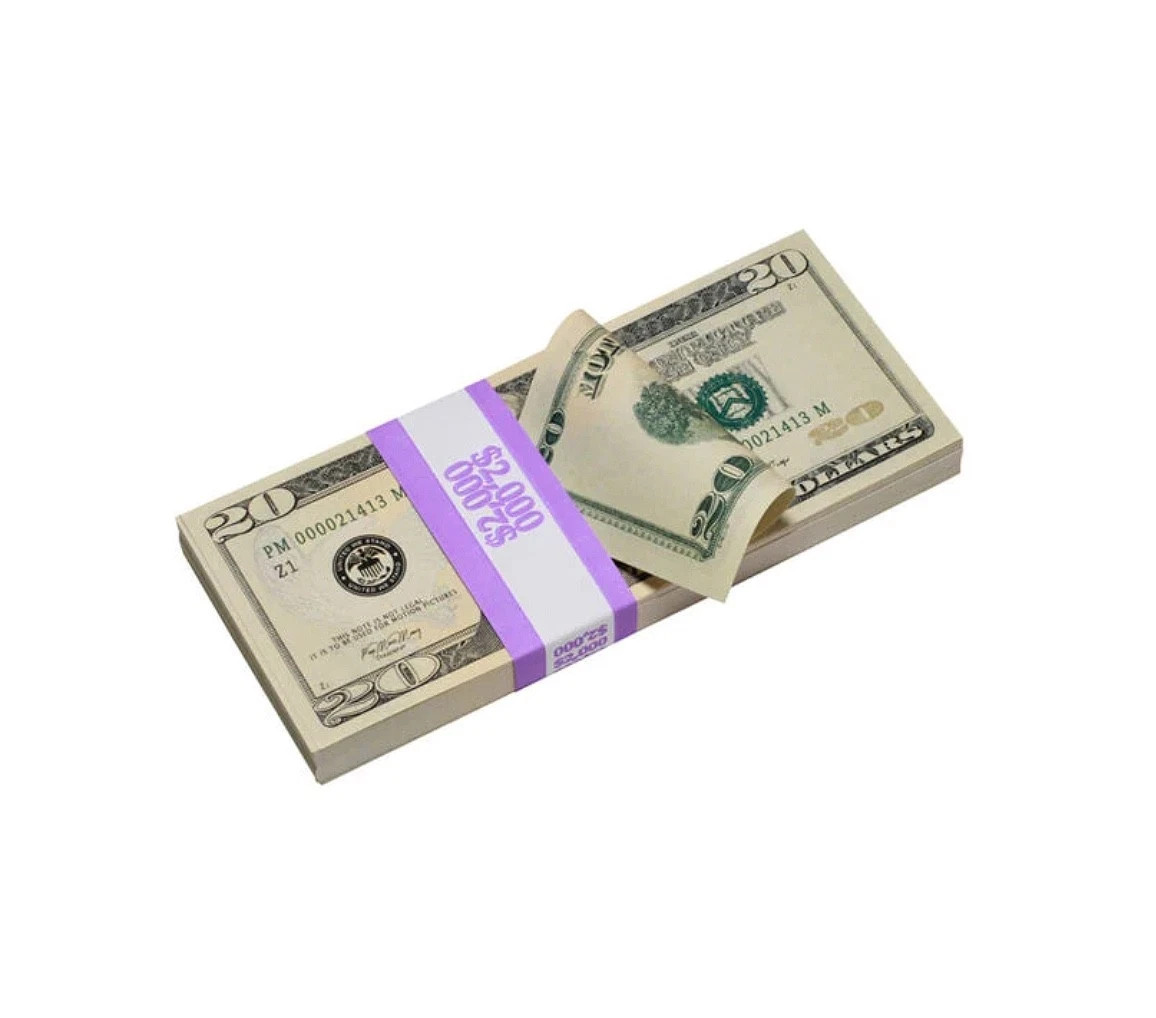 New Money Props Toy Play Fake Bills f\ Video Learning Education Toys10/20/50/100