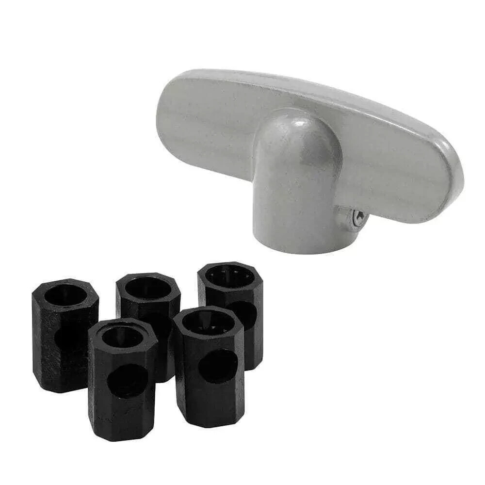Universal, Aluminum Tee-Crank Casement Window Handle (2-pack)