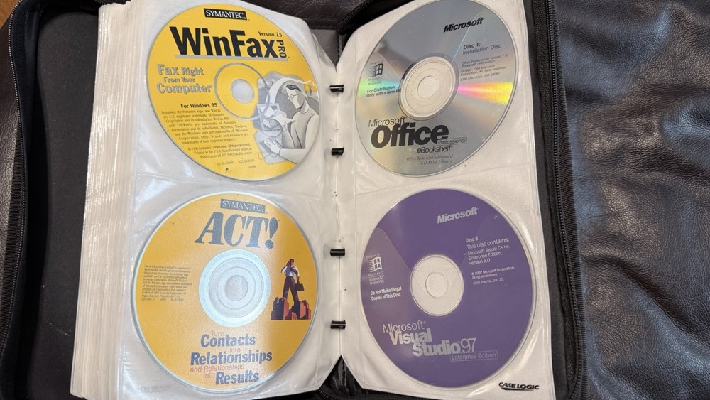 Vintage Software CD Lot Delphi Windows 95 Visual Studio SQL 90s