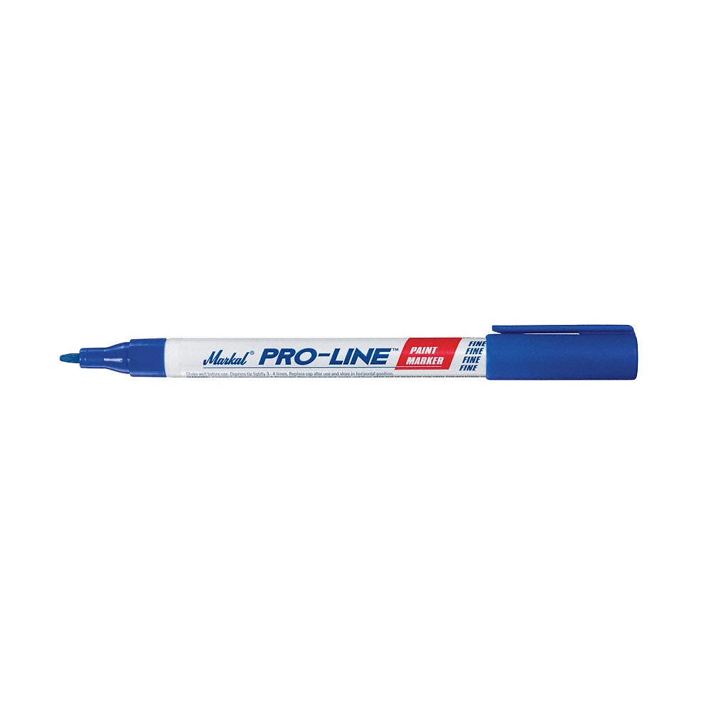 MARKAL 96875 Paint Marker, Permanent, Blue 9NYY3
