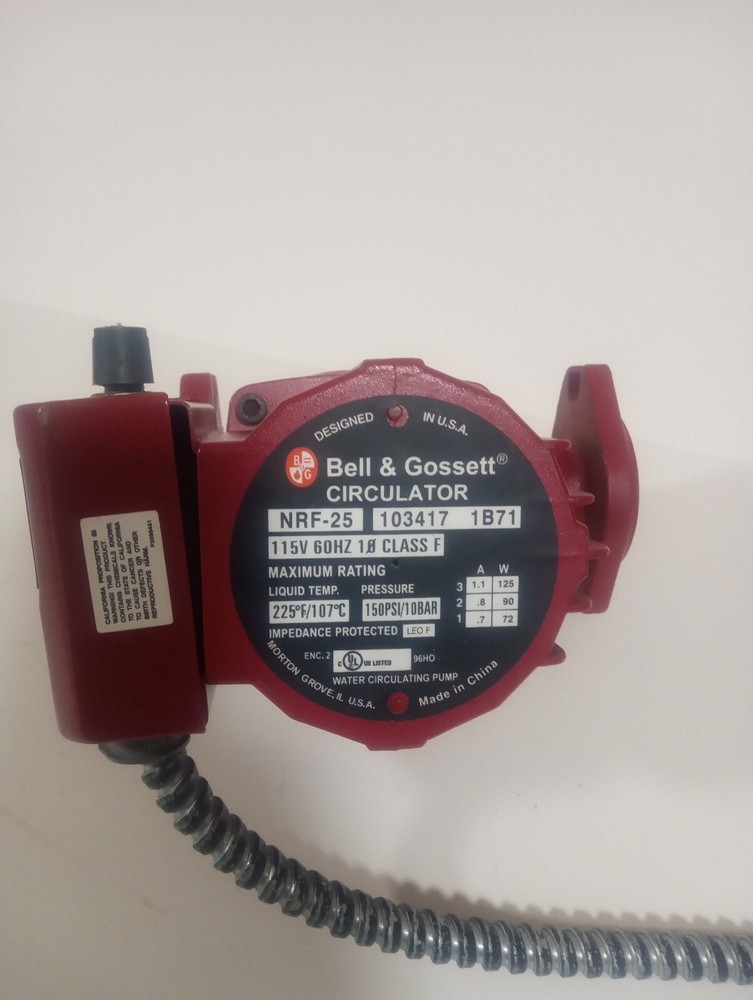 Bell & Gossett 103417 Single Phase Circulating Pump