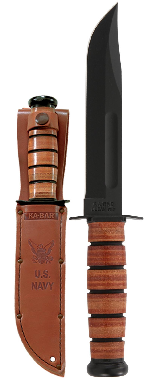 KABAR 1225 - Full-size US NAVY KA-BAR Straight Edge