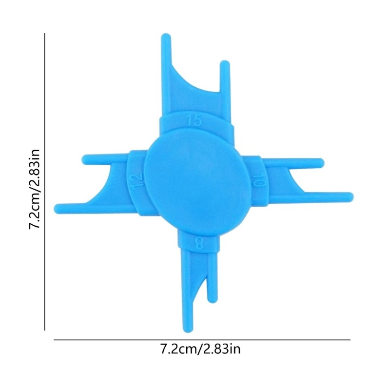 Knotter Puller Line Tool Multifunction 8/10/12/15mm Sizer Hiar Rig Tackle