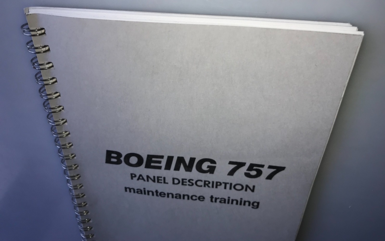 Boeing 757 Panel Description Maintenance Training Manual 1984 Airplane Book