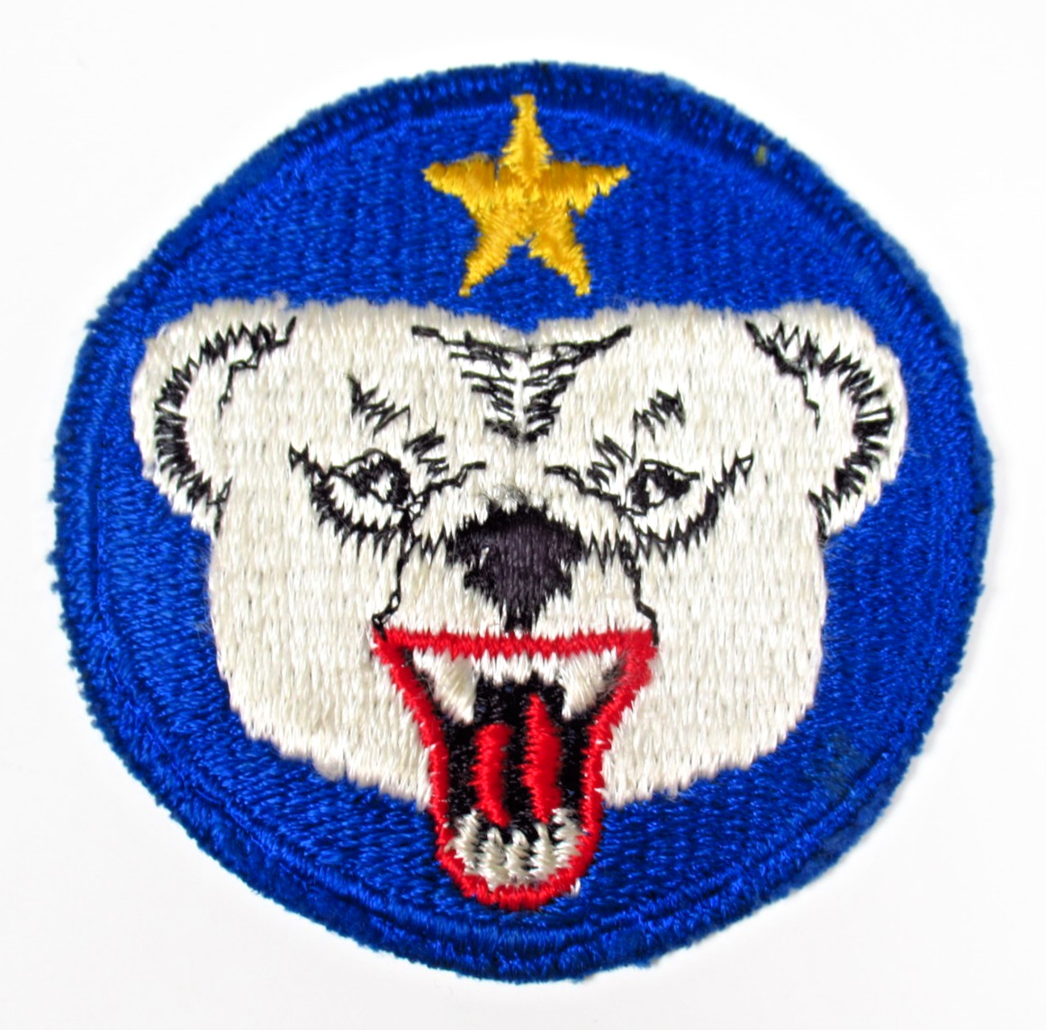 Vintage US Army Alaska Defense Command Patch Polar Bear Sew On