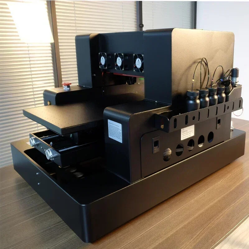 🔥SIHAO A3 UV Flatbed Automatic Label Printer Effect Varnish Machines For Metal