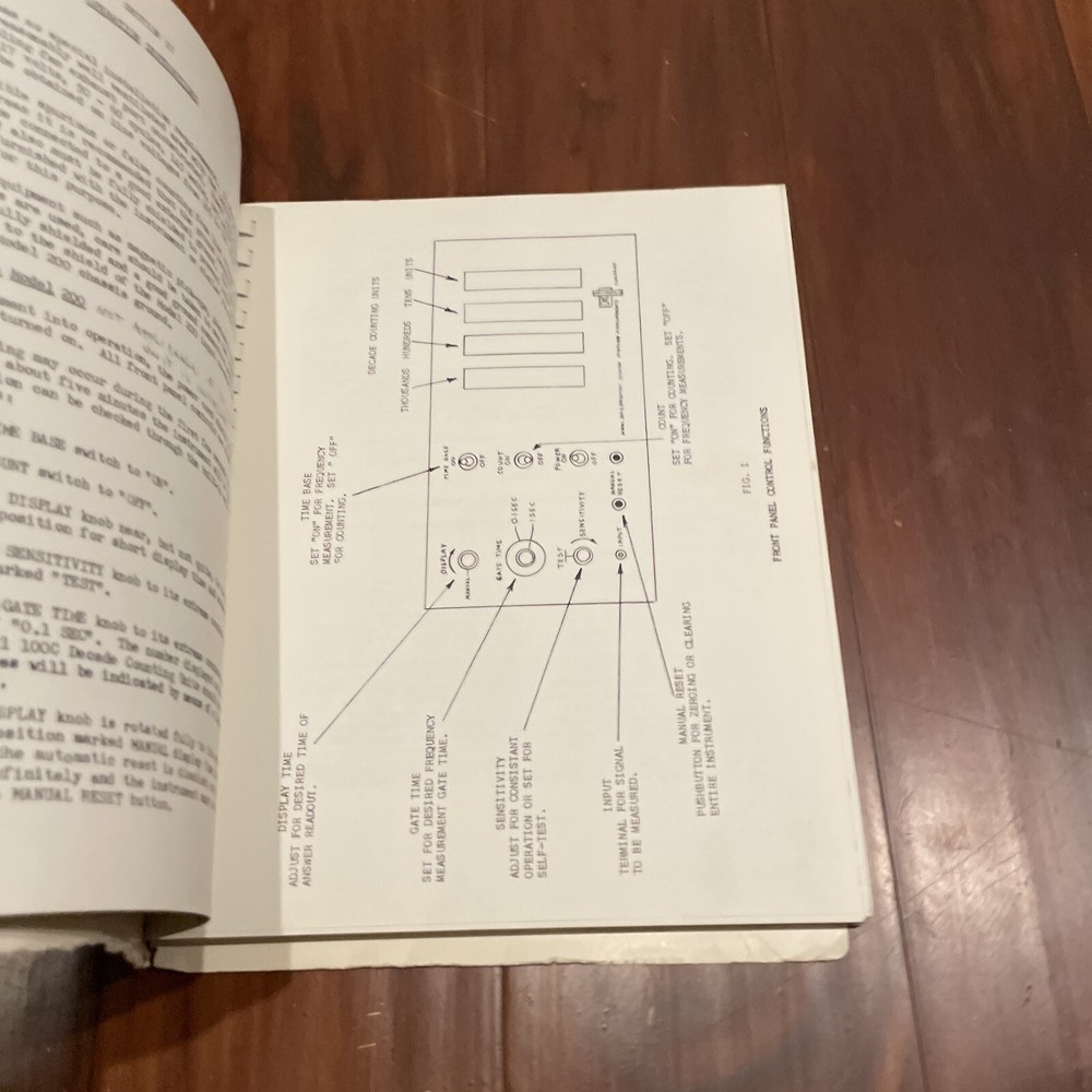 CMC Model 200B Frequency Counter Instruction Manual