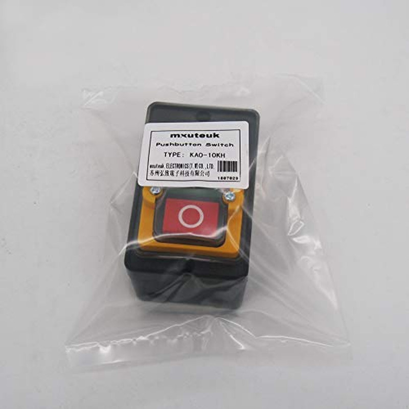 Waterproof Push Button Switch Motor On Off Switch Start Stop Switch Self Lock Me