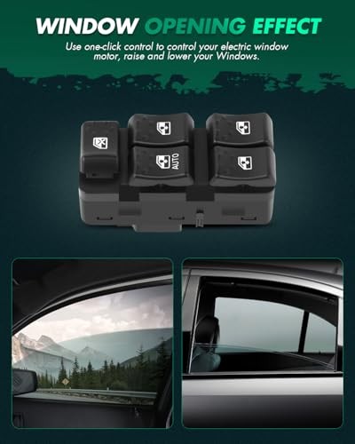 Driver Side Power Master Window Switch 22664398 Front Left For Saturn For Ion