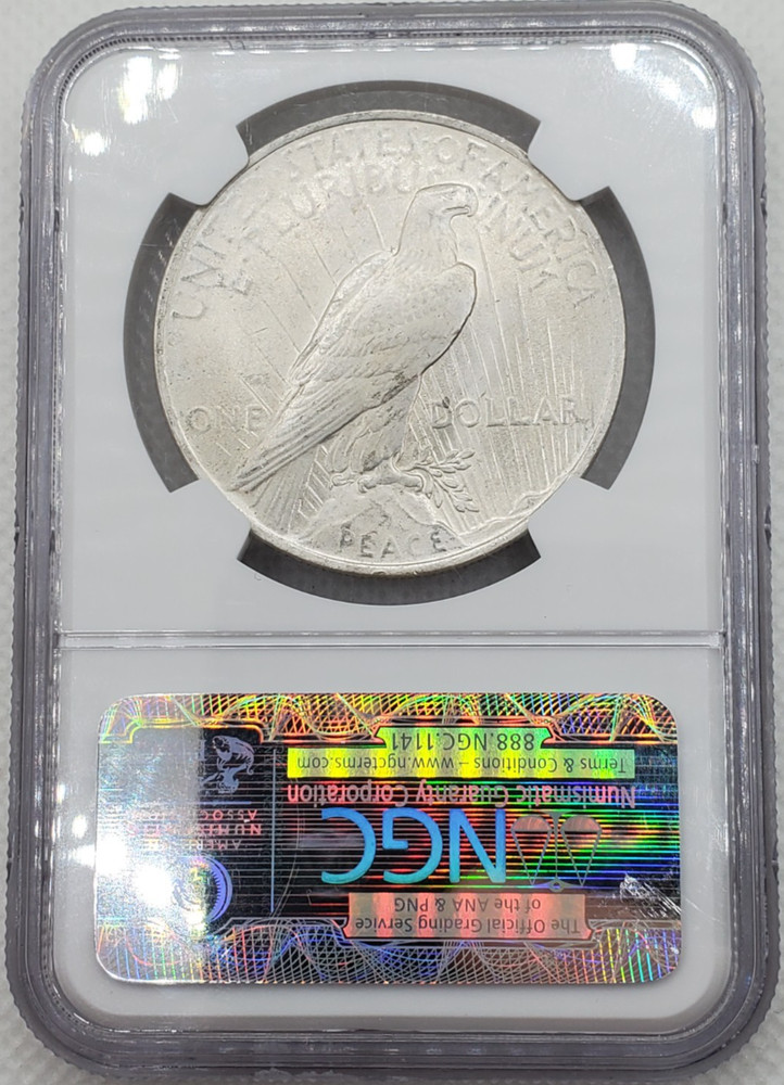 1923 Peace Silver Dollar NGC MS66
