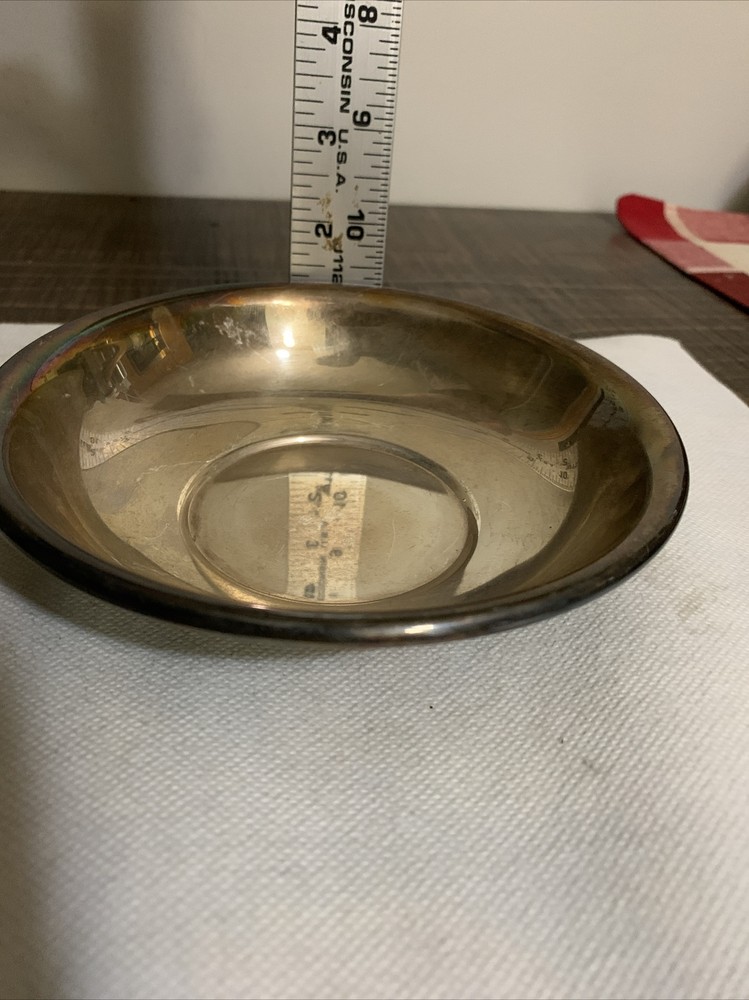 Wallace Silver Plate Bowl Tray 6”