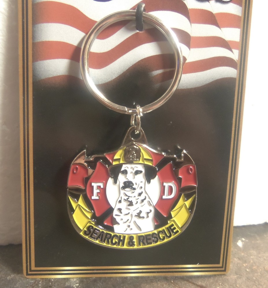 Search & Rescue - Zinc / Pewter – Double Sided Key Ring