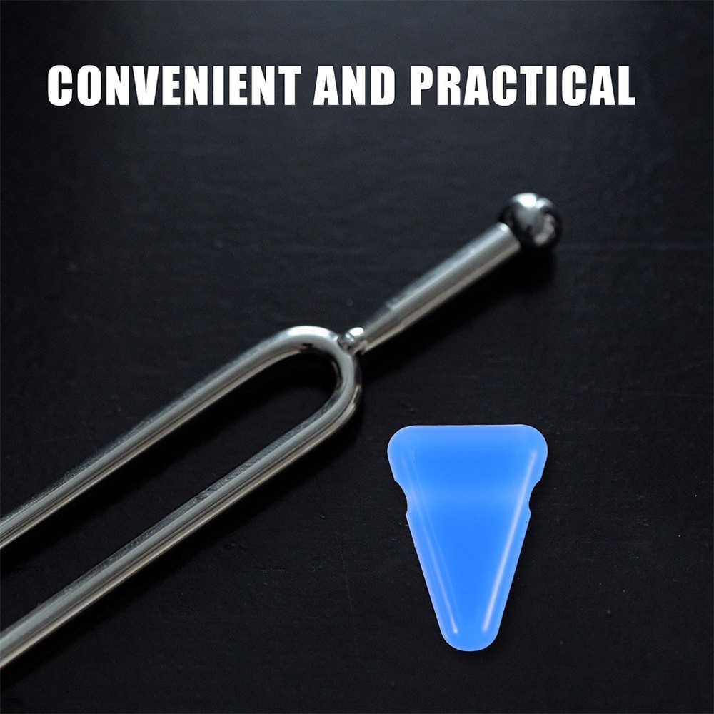 4 Pcs Tuning Fork Replace Supply Accessories Stand Triangle Silicone Base