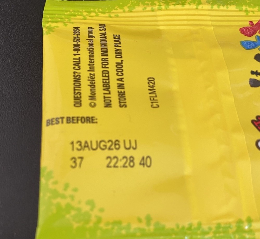 Sour Patch Kids Factory Error EMPTY SEALED Candy Wrapper Bag Not Filled Mistake