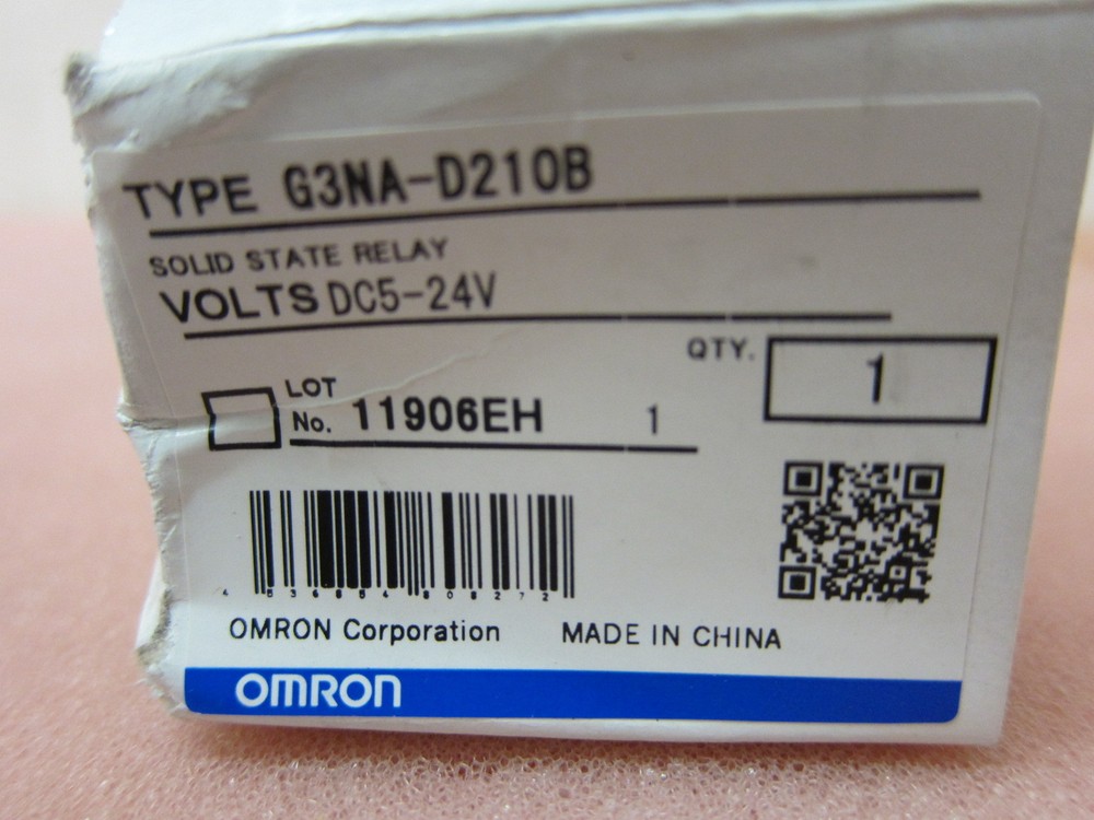 OMRON G3NA-D210B, SOLID STATE RELAY, VOLTS DC5-24V