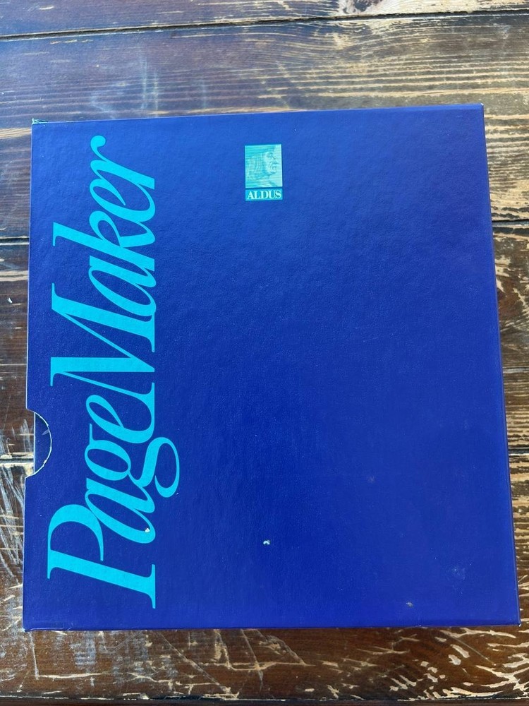 Aldus PageMaker Macintosh Boxed Software Large Disk Lot Manuals