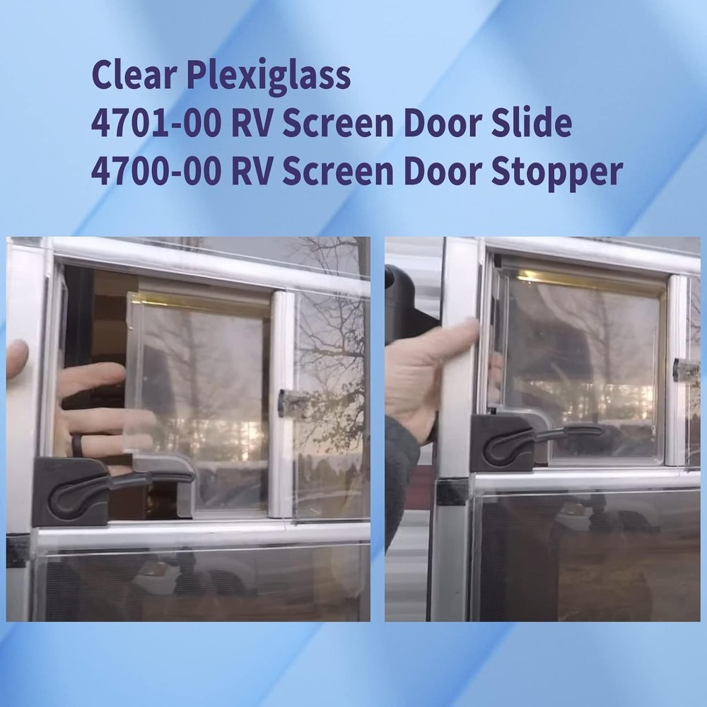 RV Screen Door Slide Panel 4701-00 Clear Replacement