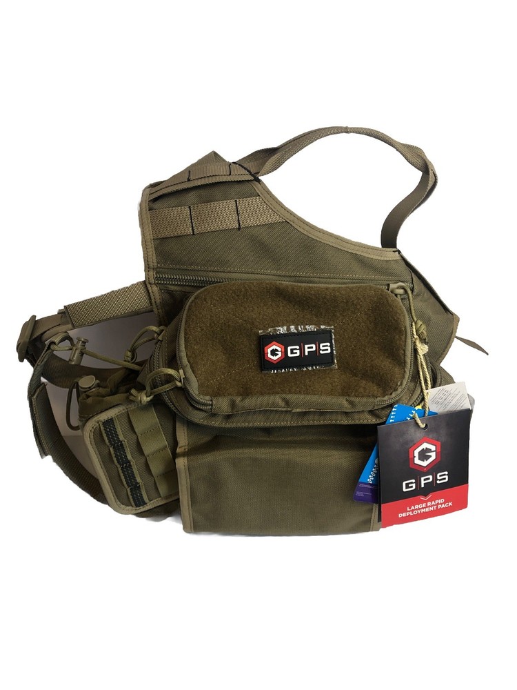 GPS Rapid Deployment Pack Tactical Range Bag Large with Tag