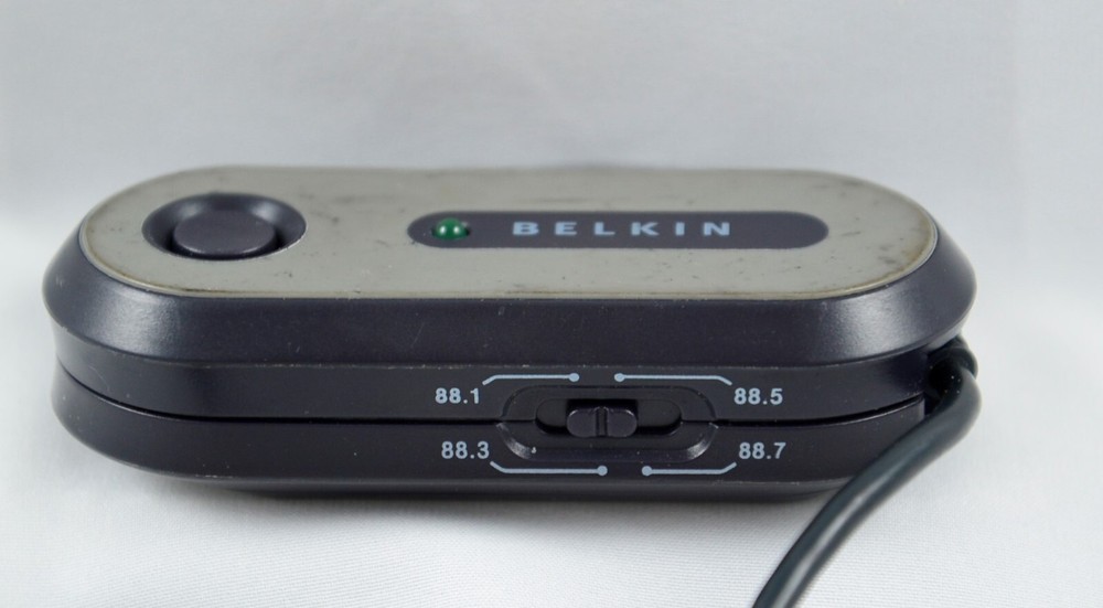 Belkin TuneCast Model F8V367 FM Transmitter For Audio Devices