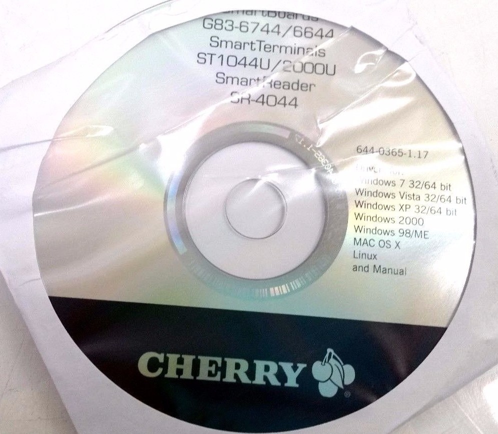 Cherry ST-1044U Desktop Smart Card Reader With Software Disk