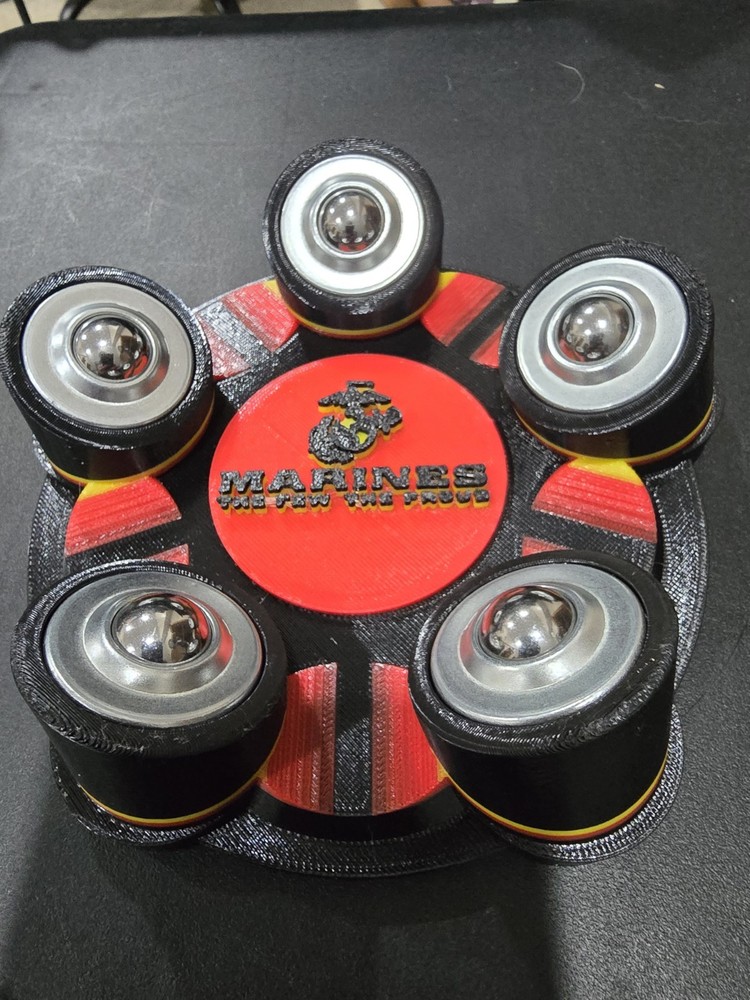 Bowling Ball Spinner - Custom - US Marines
